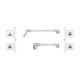 Set cablaj aprinder MAGNETI MARELLI pentru HYUNDAI LANTRA I, PONY, SANTAMO, SONATA II, MITSUBISHI COLT I, GALANT IV, 5 fire, lungimi 90cm, 80cm, 70cm, 40cm