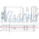 Schimbator caldura incalzire habitaclu NISSENS pentru Fiat Panda 03, inaltime 158 mm, latime 180 mm, grosime 40 mm, aluminiu