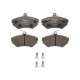Set placute frana fata DELPHI pentru AUDI A4 B5 B6 B7, SEAT AROSA CORDOBA IBIZA II, VW CADDY II III, dimensiuni 70x119x16 mm