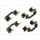 Set accesorii placute frana fata QUICK BRAKE pentru MERCEDES A W169 W176 B SPORTS TOURER W245 CLA C117 CLA SHOOTING BRAKE X117 GL X166 GLA X156 GLE W166