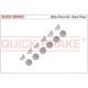 Set accesorii sabot de frana QUICK BRAKE pentru SKODA FELICIA CUBE, FELICIA I, FELICIA II, OCTAVIA I, RAPID, ROOMSTER, VW CADDY II