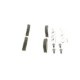 Set placute frana spate BOSCH pentru FIAT CROMA 1.8/1.9D/2.2, dimensiuni 47.3 mm inaltime, 105.6 mm latime, 16.5 mm grosime