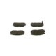 Set placute frana spate BOSCH pentru CHEVROLET CAPTIVA, EQUINOX; HYUNDAI TERRACAN; OPEL ANTARA, dimensiuni 46.0 mm x 110.7 mm x 15.6 mm