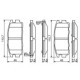 Set placute frana spate BOSCH pentru CHEVROLET CAPTIVA, EQUINOX; HYUNDAI TERRACAN; OPEL ANTARA, dimensiuni 46.0 mm x 110.7 mm x 15.6 mm