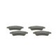 Set placute frana spate BOSCH pentru CITROEN JUMPER II, FIAT DUCATO, PEUGEOT BOXER 2.0D-3.0D, inaltime 48.9 mm, latime 136.9 mm, grosime 18.1 mm