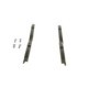 Set placute frana fata BOSCH cu instructiuni de montare suruburi tampon amortizare pentru LAND ROVER DISCOVERY III IV RANGE ROVER III 2.7D-4.4