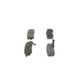 Set placute frana spate BOSCH pentru CITROEN 2 CV, MITSUBISHI DELICA, ECLIPSE III, IV, L400, PAJERO I, II, dimensiuni 43.5x108.0x14.8 mm