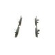 Set placute frana fata BOSCH pentru SEAT AROSA, SKODA FABIA I, II, VW FOX, LUPO I, POLO, dimensiuni 51.2 mm x 141.8 mm x 16.1 mm