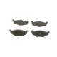 Set placute frana fata BOSCH pentru SEAT AROSA, SKODA FABIA I, II, VW FOX, LUPO I, POLO, dimensiuni 51.2 mm x 141.8 mm x 16.1 mm