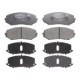 Set placute frana fata BOSCH SUZUKI GRAND VITARA I II 1.6-3.2 03.98, inaltime 54.7 mm, latime 138.2 mm, grosime 16.5 mm