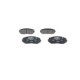 Set placute frana fata BOSCH SUZUKI GRAND VITARA I II 1.6-3.2 03.98, inaltime 54.7 mm, latime 138.2 mm, grosime 16.5 mm