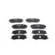 Set placute frana fata BOSCH SUZUKI GRAND VITARA I II 1.6-3.2 03.98, inaltime 54.7 mm, latime 138.2 mm, grosime 16.5 mm