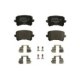 Set placute frana spate BOSCH pentru AUDI A6 C6, Q3; SEAT ALHAMBRA; VW CC B7, PASSAT B6/B7, SHARAN, TIGUAN 1.4-4.2 05.04-12.22