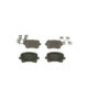 Set placute frana spate BOSCH pentru AUDI A6 C6, Q3; SEAT ALHAMBRA; VW CC B7, PASSAT B6/B7, SHARAN, TIGUAN 1.4-4.2 05.04-12.22