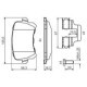 Set placute frana spate BOSCH pentru AUDI A6 C6, Q3; SEAT ALHAMBRA; VW CC B7, PASSAT B6/B7, SHARAN, TIGUAN 1.4-4.2 05.04-12.22