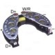 Regulator alternator HC-CARGO, placa montare diode alternator 35A, diametru interior 39.5 mm, diametru exterior 115.0 mm