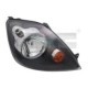 Far TYC Lampa frontala Stanga H4 electric cu motor negru pentru FORD FIESTA V -09.08
