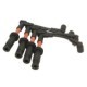 Set cablaj aprinder NGK pentru ALFA ROMEO 145, 146, 147, 156, 166, GT, GTV, SPIDER 1.4-2.0 06.95-09.10, 4 fire, negru, 10 cm