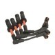 Set cablaj aprinder NGK pentru ALFA ROMEO 145, 146, 147, 156, 166, GT, GTV, SPIDER 1.4-2.0 06.95-09.10, 4 fire, negru, 10 cm