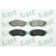 Set placute frana fata LPR pentru CHEVROLET AVEO KALOS DAEWOO KALOS 1.2-1.5, dimensiuni 49.0 mm x 133.2 mm x 17.8 mm