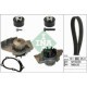 Set pompa apa + curea dintata INA pentru CITROEN BERLINGO, C5 I, EVASION, JUMPER I, JUMPY I, XANTIA, XSARA 2.0D 06.98-12.11