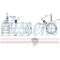 Uscator,aer conditionat NISSENS
