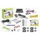 Set senzori parcare VALEO fata/spate 4 buc, negru, cu corn, vopsibil, compatibil cu chinga tractare, 12V, ultrasunete