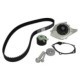 Set pompa apă + curea dințată HEPU pentru DACIA DUSTER, LOGAN, SANDERO, NISSAN KUBISTAR, MICRA III, QASHQAI I 1.5/1.5D 06.01-