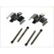 Set accesorii placute frana spate QUICK BRAKE pentru MERCEDES C (CL203), C T-MODEL (S203), C (W203), CLK (A209), CLK (C209), E T-MODEL (S210), E (W210), S (W140), S (W220), SL (R129) 2.8-6.0