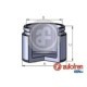Piston etrier frana AUTOFREN SEINSA Fata 42mm 35mm pentru IVECO DAILY I II 2.4D 2.5D 2.8D 01.78-05.99