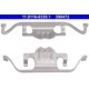 Arc etrier frana ATE kit montare placute frana Spate BMW 5 E60 E61 6 E63 E64 X5 E70 F15 F85 X6 E71 E72 F16 F86 2.0-4.8 12.01-07.19