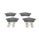 Set placute frana fata BOSCH pentru MERCEDES C (C204), C T-MODEL (S204), C (W204), E (A207), E (C207), E T-MODEL (S212), E (W212), SLC (R172), SLK (R172) 71.5mm x 146.2mm x 20.6mm