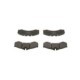Set placute frana fata/spate BOSCH pentru MERCEDES SPRINTER 2-T, 3-T, 4-T, 5-T, VARIO, dimensiuni 73mm x 164.9mm x 19.2mm