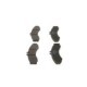 Set placute frana fata/spate BOSCH pentru MERCEDES SPRINTER 2-T, 3-T, 4-T, 5-T, VARIO, dimensiuni 73mm x 164.9mm x 19.2mm