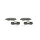 Set placute frana fata BOSCH pentru MITSUBISHI MIRAGE / SPACE STAR VI, MIRAGE VI 1.0/1.2/1.2LPG 01.12, Inaltime 44.2 mm, Latime 92.1 mm, Grosime 15.4 mm