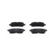Set placute frana fata BOSCH pentru FORD FIESTA, FIESTA VI 1.0-1.6D 06.08-04.17, inaltime 51.7 mm, latime 125.6 mm, grosime 15.2 mm