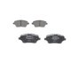 Set placute frana fata BOSCH pentru FORD B-MAX, FIESTA, TOURNEO COURIER, TRANSIT COURIER, dimensiuni 59.8mm x 131.6mm x 17.1mm