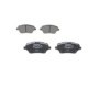 Set placute frana fata BOSCH pentru FORD B-MAX, FIESTA, TOURNEO COURIER, TRANSIT COURIER, dimensiuni 59.8mm x 131.6mm x 17.1mm