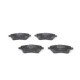 Set placute frana fata BOSCH pentru FORD B-MAX, FIESTA, TOURNEO COURIER, TRANSIT COURIER, dimensiuni 59.8mm x 131.6mm x 17.1mm