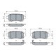 Set placute frana fata BOSCH DAIHATSU MATERIA SIRION FORD FIESTA VI MAZDA 2 SUZUKI BALENO SWIFT IV V 51.7 mm 125.3 mm 16.5 mm