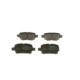 Set placute frana spate BOSCH pentru CHEVROLET VOLT, OPEL AMPERA-E, ASTRA K, INSIGNIA B, dimensiuni 46.5 mm x 106.5 mm x 17.1 mm