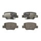 Set placute frana spate BOSCH pentru TOYOTA VERSO 1.6-2.2D, inaltime 48.4 mm, latime 101.9 mm, grosime 16.1 mm
