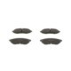 Set placute frana fata BOSCH pentru CHEVROLET AVEO/KALOS, DAEWOO KALOS 1.2-1.6, inaltime 48.8 mm, latime 132.8 mm, grosime 16.2 mm