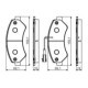 Set placute frana fata BOSCH pentru CITROEN JUMPER II, FIAT DUCATO, PEUGEOT BOXER 2.2D/2.3D/3.0D 04.06 - 69.1mm x 169.1mm x 19.0mm