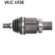 Planetara SKF Ax cardanic Fata Dreapta 508/983mm pentru VOLVO S60 I, V70 II 2.4/2.4CNG/2.4LPG