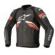 Jachete sport ALPINESTARS GP PLUS R V3 RIDEKNIT piele naturala marime 50 culoare alb/negru/rosu protecție CE coturi umeri