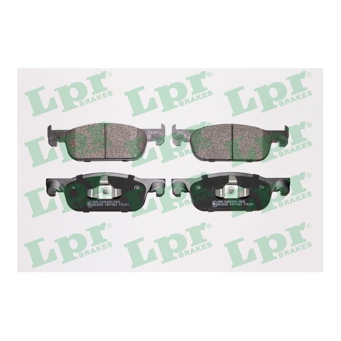 Set placute frana,frana disc LPR