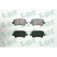 Set placute frana spate LPR pentru VOLVO S60 II, S80 II, V60 I, V70 III, XC60 I, FORD GALAXY II, LAND ROVER FREELANDER 2