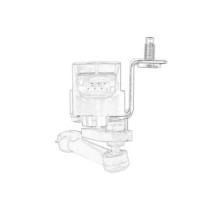 Element reglaj,far escamotabil OE PEUGEOT