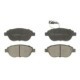 Set placute frana fata LPR pentru ABARTH 500/595/695, FIAT DOBLO, GRANDE PUNTO, LANCIA MUSA, dimensiuni 57.4mm x 136.8mm x 18.4mm